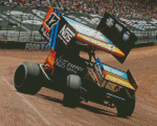 410 Dirt Sprint Car Diamond Painting