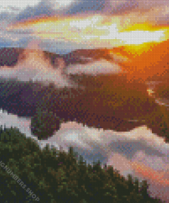 Adirondack Lake Diamond Painting