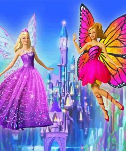 Barbie Mariposa Diamond Painting