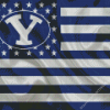 BYU Cougars Football Flag Diamond Painting