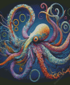 Colorful Octopus Diamond Painting