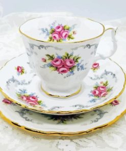 Cup And Saucer Diamond Painting