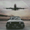 E30 And Plane Diamond Painting