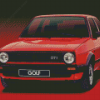 Golf 2 GTI Diamond Painting