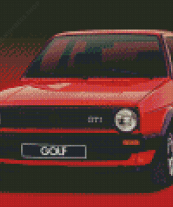 Golf 2 GTI Diamond Painting