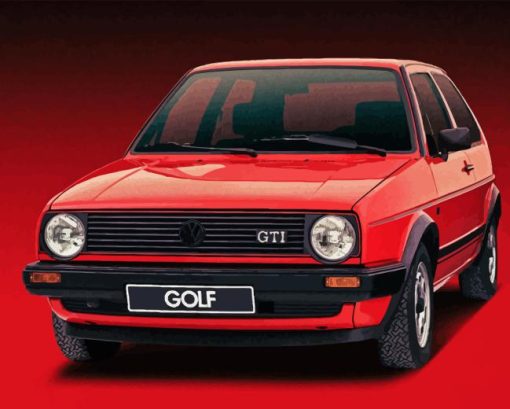 Golf 2 GTI Diamond Painting