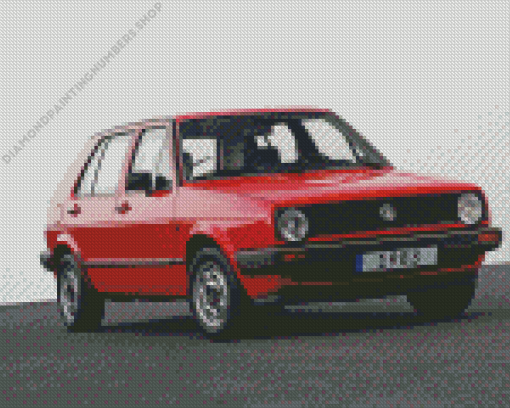 Golf 2 Car Diamond Painting