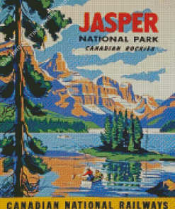 Jasper National Park Poster Diamond Painting