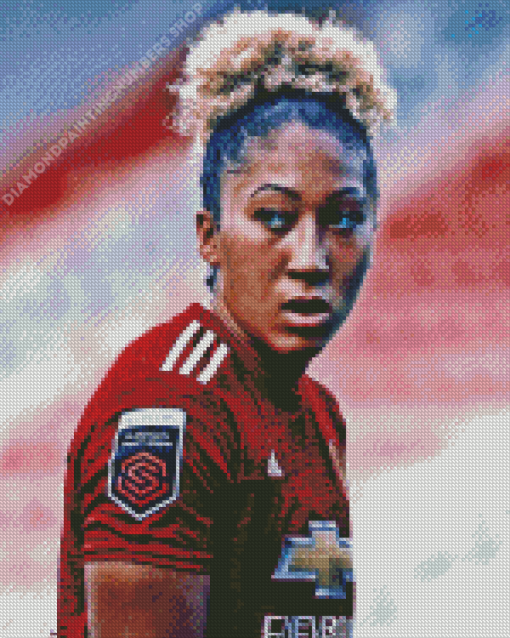 Lauren James Soccer Player Diamond Painting