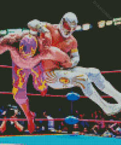 Lucha Libre Diamond Painting