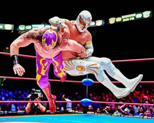 Lucha Libre Diamond Painting