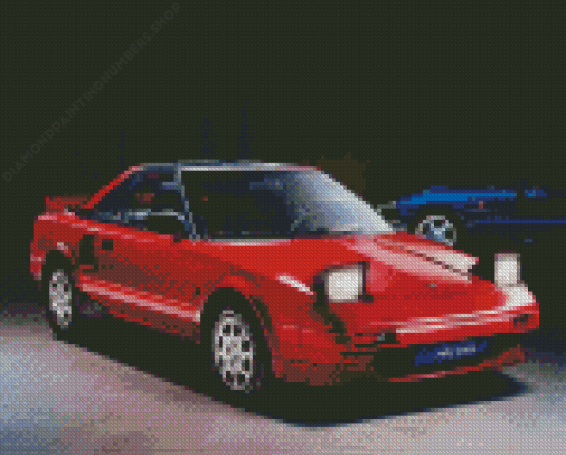 MR2 Car Diamond Painting