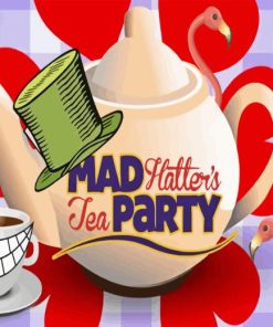 Mad Hatter Tea Party Diamond Painting