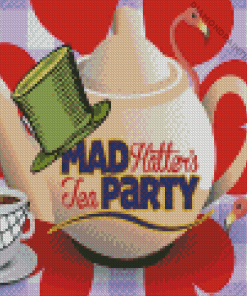 Mad Hatter Tea Party Diamond Painting