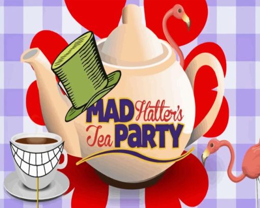 Mad Hatter Tea Party Diamond Painting