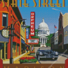 Madison Wisconsin Poster Diamond Painting