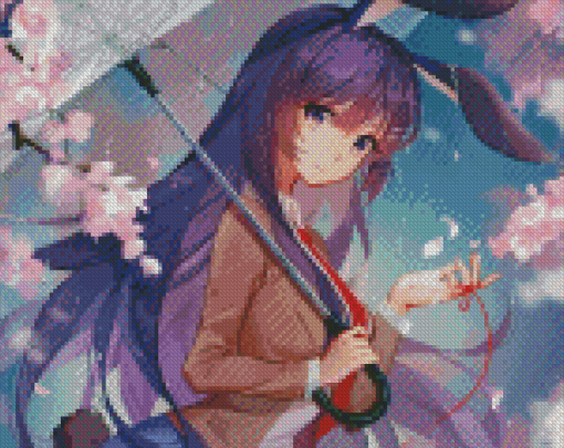 Mai Sakurajima Anime Girl Diamond Painting