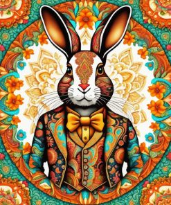 Mandala Rabbits Diamond Painting