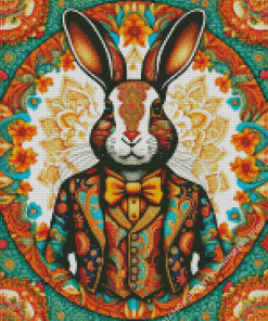 Mandala Rabbits Diamond Painting