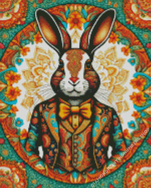 Mandala Rabbits Diamond Painting