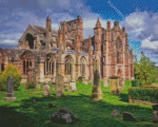 Melrose Abbey Diamond Painting