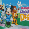 Mickey Mouse Clubhouse Diamond Painting