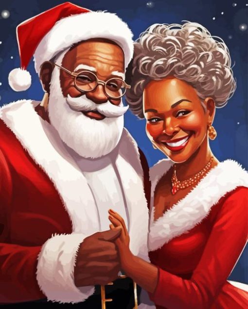 Mr and Mrs Claus Diamond Painting