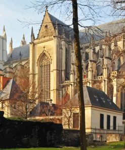 Nantes Cathedral France Diamond Painting