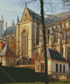 Nantes Cathedral France Diamond Painting