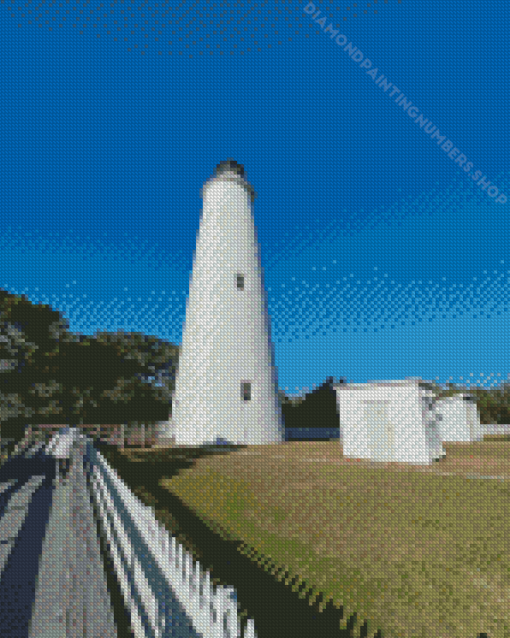 Ocracoke Lighthouse Diamond Painting