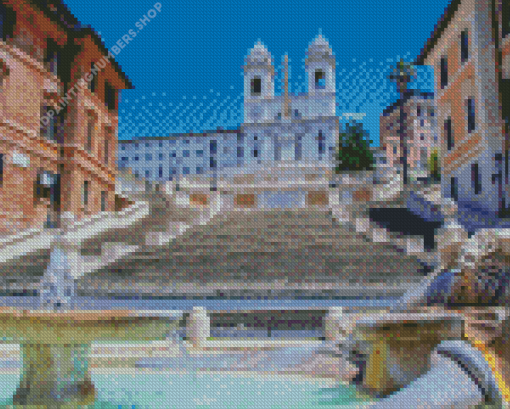 Piazza di Spagna Diamond Painting