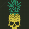 Pineapple Skull Diamond Painting