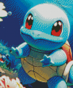 Pokemon Squirtle Diamond Painting