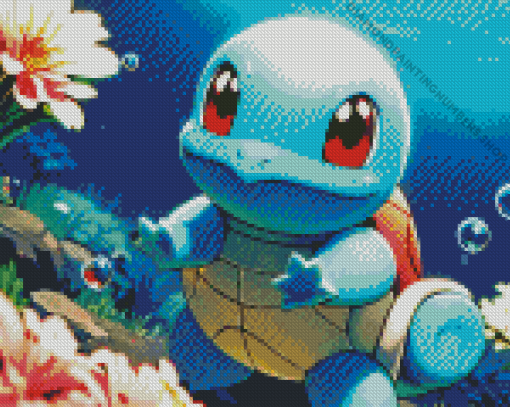 Pokemon Squirtle Diamond Painting