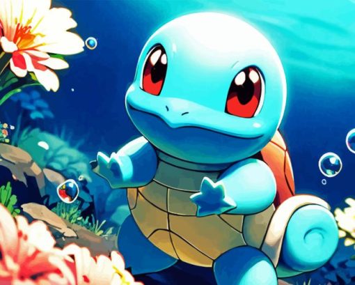 Pokemon Squirtle Diamond Painting