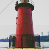 Red Lighthouse Diamond Painting