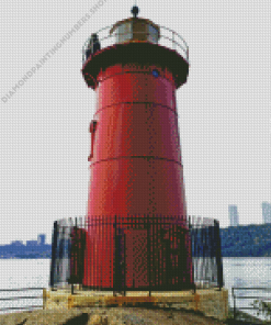 Red Lighthouse Diamond Painting