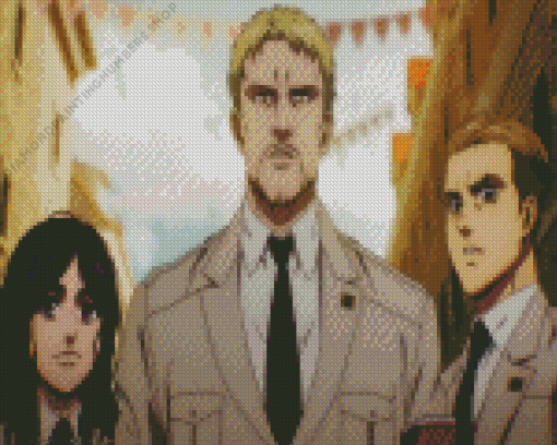 Reiner Attack on Titan Diamond Painting