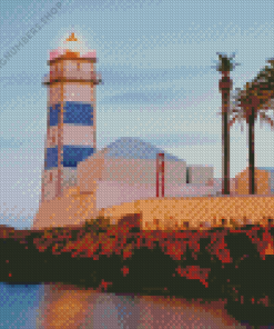 Santa Marta Lighthouse Diamond Painting