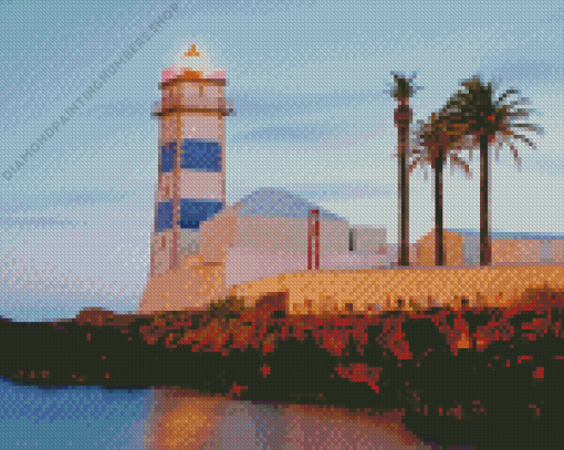 Santa Marta Lighthouse Diamond Painting