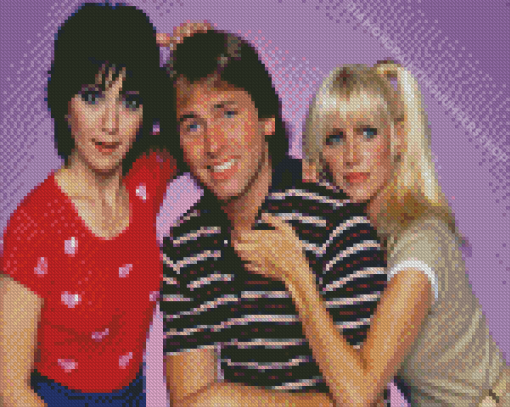 Threes Company Characters Diamond Painting