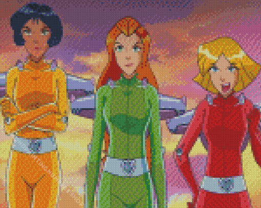 Totally Spies Diamond Painting