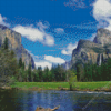 Yosemite Valley Diamond Painting