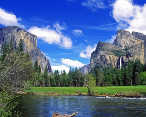 Yosemite Valley Diamond Painting