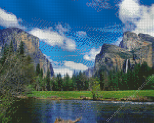 Yosemite Valley Diamond Painting