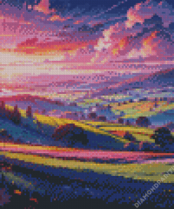 Anime Landscape Diamond Painting