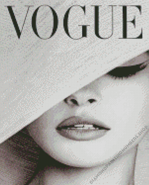 Black And White Vogue Diamond Painting