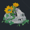 Cat Skull Diamond Painting