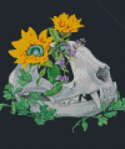 Cat Skull Diamond Painting