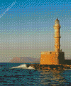 Chania Lighthouse Diamond Painting